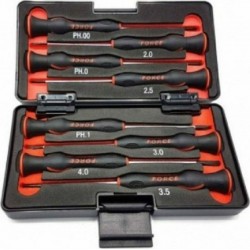 Κατσαβίδια σετ 8 τεμαχίων ωρολογοποιού FORCE 2087A